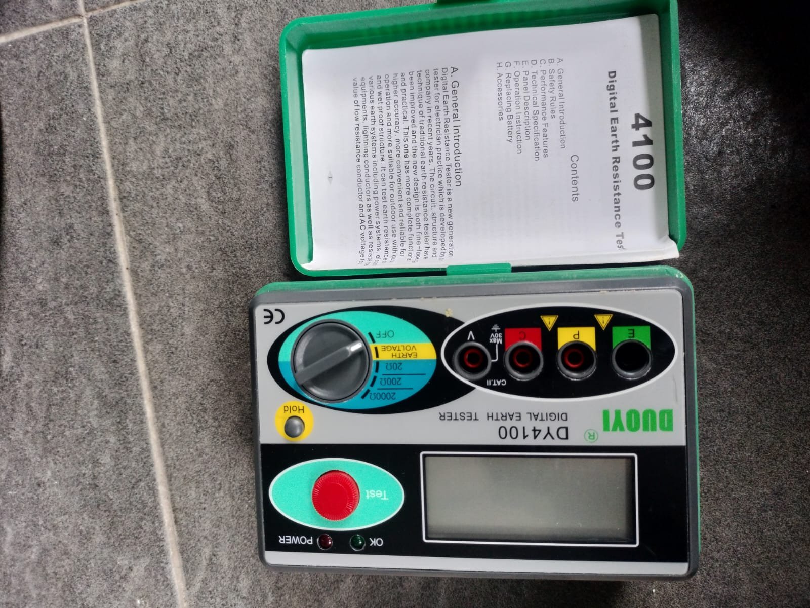 Digital Earth Resistance Tester
